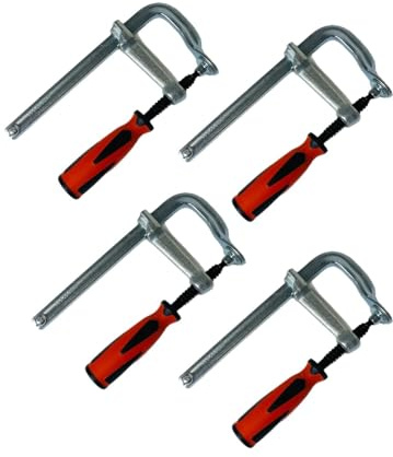 4x Ganzstahl-Schraubzwinge Tischzwinge 400x120mm Schraubzwinge Zwingen