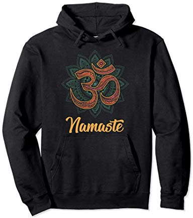 Das Om Zeichen Namaste Pullover Hoodie