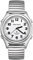 Hearkent Radio Controlled Talking Watch with Stainless Steel Expanding Strap British English Speaking for Blind People and Visually Impaired Elderly (Silver)