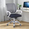 CLIPOP Bürostuhl Schreibtischstühle Mesh Computer Schreibtischstuhl mit Rollen Ergonomischer Bürostuhl Höhenverstellbar Drehstuhl Arbeitsstuhl (Weiß)