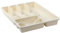 Gariella Besteckkasten Besteckkorb mit 6 Fächern Kunststoff BPA-frei beige
