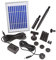 CLGarden kleine Solarpumpe mit Akku LED Beleuchtung Springbrunnen mini Pumpe für Miniteich Wasserspeier Frosch Solar Brunnen
