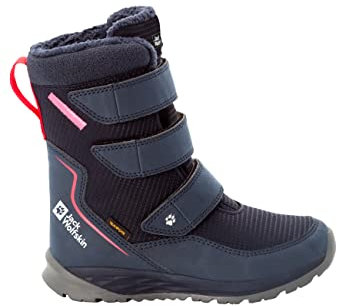Jack Wolfskin Unisex Kinder Polar Boot Texapore High Vc K, Dark Blue / Pink, 26 EU