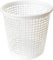 Pack 12 Papeleras de Estilo Rejilla en Plástico Blanco, Cubo de Basura para Oficina, Reciclaje,Cesto Basura Cubo Reciclaje, cesto Basura , Contenedor, Limpieza de Oficina