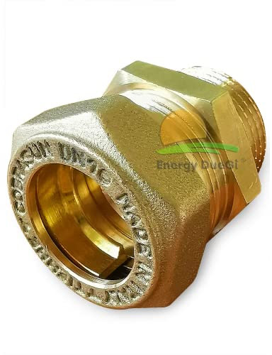 Raccordo dritto ad innesto rapido Cobrasun DN16 x 3/4 M per tubo corrugato