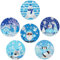 MWOOT 6 Pièces Noël sous-Verres Art de Diamant,Peinture de Diamant Coaster,Christmas Bricolage Acrylique Diamond Strass Painting Art,Painting Diamond Cristal für Travaux Manuels Adulte(9.8x9.8cm)