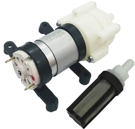 CONQUERALL 385 Set di filtri per Pompa dell'Acqua a Membrana DC 12V autoadescante per Bonsai Wigwam