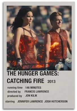 Terp The Hunger Games Poster, Wandkunst, Poster, Geschenk für Freunde, Schlafzimmer, Wohnzimmer, Dekoration, modern, ästhetisch, ungerahmt, 30 x 45 cm