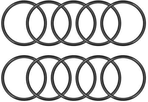 TA-VIGOR 10 Stück Nitrilkautschuk-O-Ringe - 55mm Außendurchmesser × 45mm Innendurchmesser × 5mm Dicke - Dichtungsring-Set Für Schlauch, Armatur, Automobil & Sanitär - Metrisches Dichtungssystem