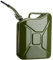 ESTO Tanica Benzina in Metallo Verde Militare Capacità 5L, 10L, 20L Con o Senza Beccuccio, Chiusura di Sicurezza, Antiruggine Certificata UN Trasporto Merci Pericolose 10 LITRI/CON BECCUCCIO
