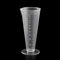 Vaso medidor triangular de 100 ml, base redonda para pintura, resina, epoxi, arte, cocina, 100 ml