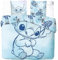arlis Bettwäsche aus Stitch Disney – 1 Bettbezug + 2 Kissenbezüge, 100 % Baumwolle (Bettwäsche Stitch Disney für Doppelbett, A, 240 x 220 cm)