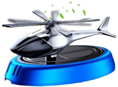Solar Rotierender Auto-Lufterfrischer – solarbetriebener drehbarer Hubschrauber Auto-Parfüm-Lufterfrischer | Luxus-Autoduft | Auto-Diffusor Armaturenbrett Ornamente für Auto-Armaturenbrett