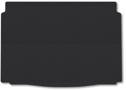 Renault Megane (2016-2022) [Hatchback] 3mm Rubber Boot Mat | Tailored Fit Durable Boot Liner Full Coverage Protection Waterproof Accessories Easy Clean Anti Slip Made in the UK