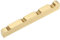 ECSiNG 1 Stück Bassgitarrensattel aus Messing Basssattel 4-saitig 38mm E-BASS-Gitarre Saitensattel mit Flacher Unterseite Kompatibel mit Fender JAZZ Bass (38 x 6,2 x 3 mm)