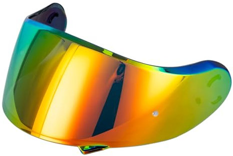 Shkalacar Visiera per Casco Compatibile con Cns-3 Neotec ⅱ Casco, Casco Moto Protezione Lente Visiera Occhiali (Rosso)
