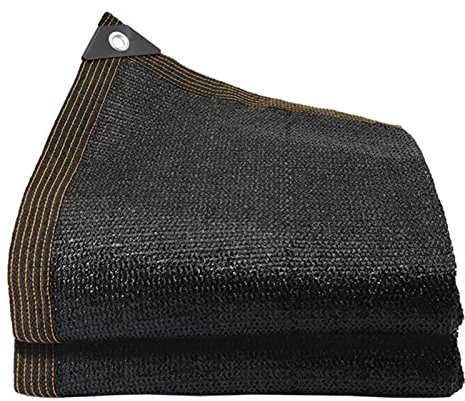 Pare-soleil 95 % résistant aux UV pour serre, jardin, abris auto, auvent translucide en polyéthylène haute densité avec œillets (2 x 1 m)