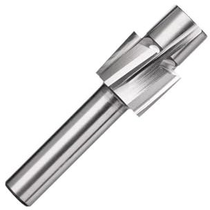 Broca de ranura piloto de 4 flautas for taladrar madera, fresa de extremo avellanado, fresa de avellanado for metal (1 pieza)(M20)