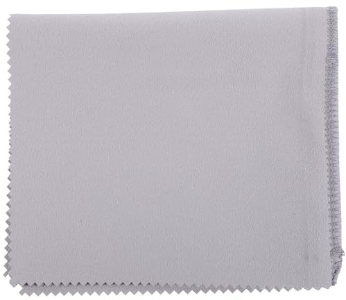 Outanaya Silver Jewelry Cleaning Cloth Double-Layer Polishing Cloth for Brass Cleaner and Polish Wipes Four-Ply Grey Jewelry and Silverware for Watches and Coins