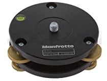 Manfrotto 338 Levelling Base Black Tripod – Tripod (600 g, Aluminium, black)