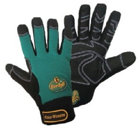 FerdyF. 1990 Mechanics COLD WORKER CLARINO® Kunstleder Handschuhe Größe XXL (11)