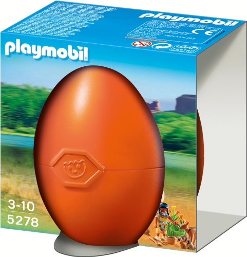 PLAYMOBIL Huevos - Nativa Americana con Animales del Bosque (5278)