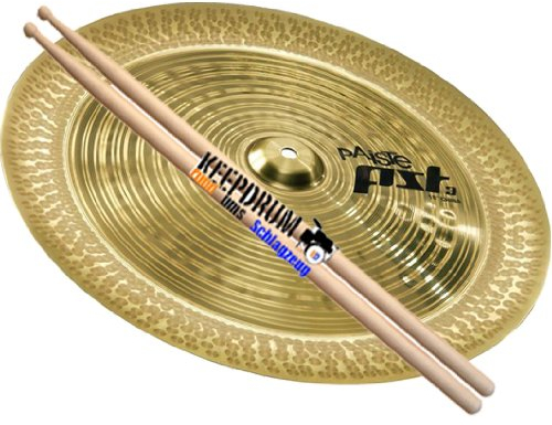 'Paiste PST 3 Cina Piatto 18 + 5 A KD bacchette gratis