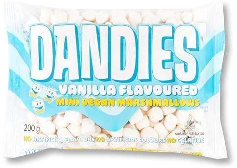 Dandies - Mini Vegan Marshmallows Vanilla Flavoured, 200g