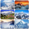 Merchandise for Fans Berge Gebirge Everest - 6 rechteckige Kühlschrankmagnete 7X 4,5 cm - 01 für Memoboard Pinnwand Magnettafel Whiteboard