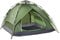 Outsunny Camping Tent, Instant Pop Up Tent, 3 Person Dome Tent with Sewn-in Groundsheet, 2 in 1 Double Layers for Camping, Hiking, Backpacking, Green