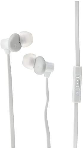 Panasonic In-Ear Kopfhörer RP-TCM130E-W in weiß (Headset, Mobiltelefonie, wechselbare Pass-Stücke (S/M/L))