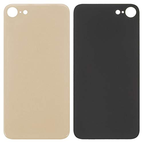 Akkudeckel für iPhone 8 (golden, kein Entfernen des Kameraglases nötig, großes Loch zu entfernen).