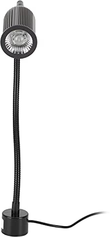Hyuduo Lámpara de Mesa LED 15W para Máquina de Coser y Banco de Trabajo con Base Magnética y Brazo Flexible de Cuello de Cisne para Costura y Fresado