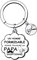 VZIUYTRE Cadeau de fête des pères Porte clé Papa, Acier Inoxydable Porte Clef, Cadeau papa anniversaire Cadeau papa personnalisé accessoire homme Cadeau Papa,Porte-clés Papa Cadeau d'homme