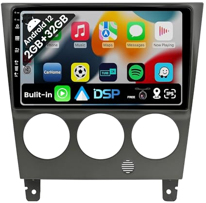 BXLIYER Android 14 Autoradio für Subaru Impreza GD GG (2002-2007) - Eingebautes CarPlay Android Auto - KOSTENLOS Rückfahrkamera - 2G+32G - IPS 9 Zoll 2 Din - DSP DAB Lenkradsteuerung WiFi Fast-Boot