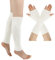 Beinstulpen und Lange Armstulpen Set Baumwolle Strick Beinwärmer Fingerlose Handschuhe Winter Arm Handwärmer Legwarmer Bein und Arm Stulpen für Yoga-Tanzen Turnhalle Ausübt Halten Warm