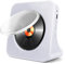 CD Player Portable with Bluetooth, HoneTeek CD Players for Home with Speaker, Personal CD Player with Remote, CD Music Player AUX&USB, Dust Cover & Timer, FM Radio Boombox, LED Screen (White)