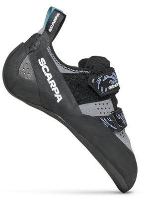 SCARPA Women's Generator V Rock Climbing Shoes for Trad & Sport Climbing - Light Gray/Lilac - 8 Women/7 Men