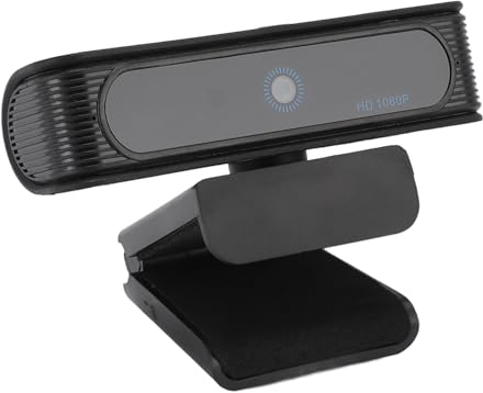 Topiky Webcam pour Reconnaissance Faciale Hello, Webcam 1920 X 1080p HD 30 FPS, Webcam USB 2 MP, Angle de Vision de 80 Degrés, Caméra PC pour Diffusion sur Le Web,