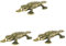 PRETYZOOM 3St Schnabeltier-Ornamente Tierdekor aus Messing Figur Vintage-Dekor Christbaumschmuck Vintage Tierstatue Tischdekoration in Tierform Jahrgang Zubehör reines Messing Skulptur