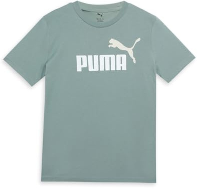 Puma Jungen ESS 2 Color No.1 Logo Tee B T-Shirts, Green Moon, 128 EU