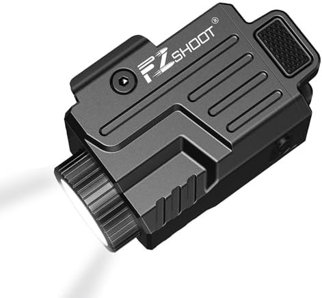 EZshoot Linterna táctica de 800 lúmenes con modo constante y estroboscópico