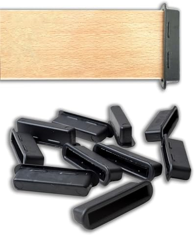 IPEA Kappen für Bettlatten aus Kunststoff – 10 Stück – Made in Italy – Kappen für Bettlatten – Ersatz für Latten – für Lamellen von 65 bis 70 mm mit Einer Dicke von 9 mm – Kappenkappen