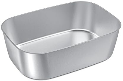 Monteka 1.8L 304 Stainless Steel Inner Container Electric Lunch Box Food Grade Removable Replacement Tray Easy to Clean, Dishwasher Safe