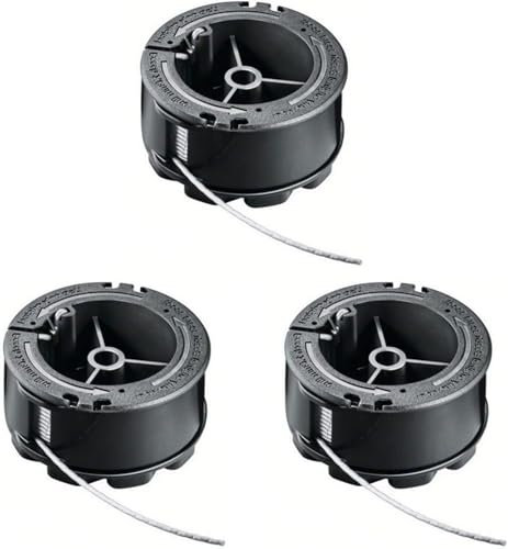 Daaxing Fadenspule Ersatzteile (Länge 6 m, Stärke 1,6 mm) für Bosch für Universal Grass Cut F016800570 Rasentrimmer Zubehör (3 Stück)