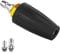 NIYATA Turbo Nozzle for Pressure Washer, 4000PSI 4.0GPM Quick Release Power Washer Stainless Steel,Rotating Turbo Nozzle with /4'' 3/8'' Quick Connectors for Car & Outdoor