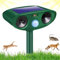 Joomouney Cat Repellent Garden, Ultrasonic Cat Deterrent Garden Solar Animal Scarer Fox Deterrent with PIR Sensor, IPX4 Waterproof Outdoor FD