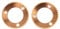2pcs Kaffeeschleife 64mm Flat Burrs, Titanien Plattierte Kaffeemühle Burr Multi Purpose Flat Burrs Kaffeemühle Accessoire für Df64 Df64p Df64e Df64v für Ceado E5p E6p E37j