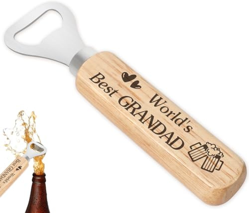 Grandad Fathers Day Presents Bottle Opener Gifts for Grandad Birthday Gifts Grandpa Gift from Grandchildren Papa Presents for Grandfather Grandpa for Father's Day Secret Santa Birthday Retirement