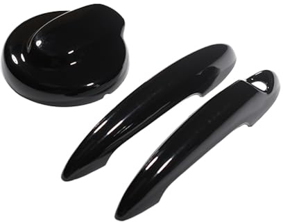 CANJPTON Auto-Außentürgriffabdeckung und Tankdeckel-Verkleidung, kompatibel mit BMW Mini Cooper S R50 R52 R53 R55 R56 R57 R58 R59 R61